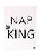 Metal Plate Of English Phrases Poster Pink/Black