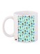 Sonic Printed Coffee Mug White/Blue/Brown 11ounce