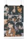 Attack On Titan Printed Poster Multicolour 20cm