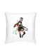 Fortnite Printed Decorative Cushion White/Green/Beige 16x16inch
