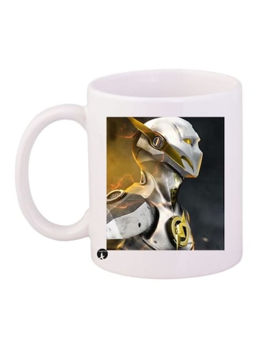 Flash Printed Coffee Mug White/Black/Silver Standard Size