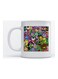 Mug Little Monster for Coffee and Tea White