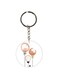 Balloon Printed Dual Sided Keychain
