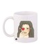 Printed Mug White/Grey/Red