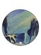Anime Printed Fridge Magnet Green/Blue/Black