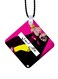Arabic Phrases Printed Car Mirror Pendant