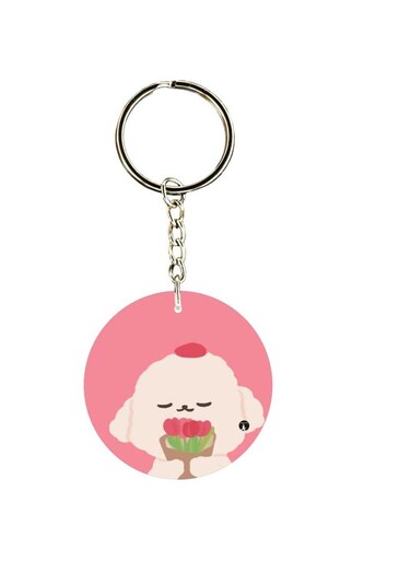 Cartoon Printed Keychain