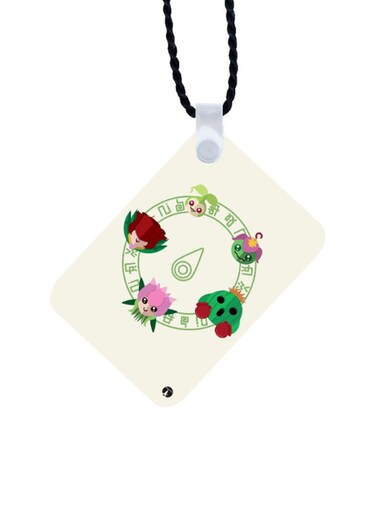 Digimon Printed Car Mirror Pendant