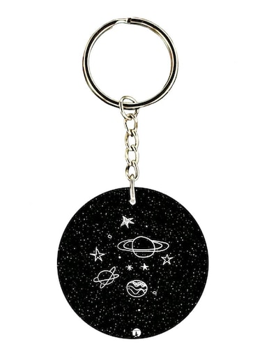 Space Printed Keychain