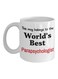 World's Best Parapsychologist Printed Coffee Mug White/Black/Red