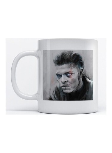 Mug Ragnar Vikings Series for Coffee and Tea White