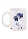 Anime Girl Printed Coffee Mug White/Grey/Blue 11ounce