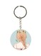 Girl Printed Dual Sided Keychain
