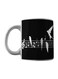 Music And Bird Printed Mug White/Black