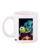 Monsters University Printed Coffee Mug White/Green/Black 11ounce