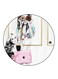 Woman Printed Fridge Magnet Multicolour