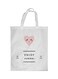 Enjoy Summer Printed Shopping Bag White