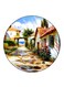 Houses Printed Fridge Magnet Multicolour