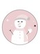 Snow Man Printed Fridge Magnet Multicolour