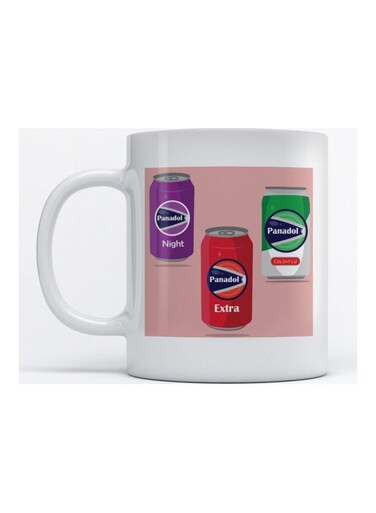 Mug Panadol for Coffee and Tea White