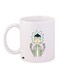 Cartoon Printed Coffee Mug White/Beige/Blue 11ounce