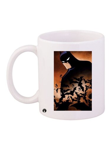 Batman Printed Coffee Mug White/Black/Brown