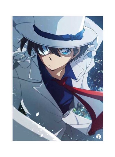 The Anime Detective Conan Printed Poster Board Multicolour