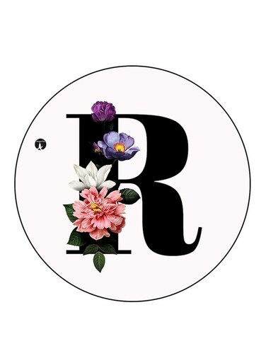 Letter R Printed Fridge Magnet Multicolour