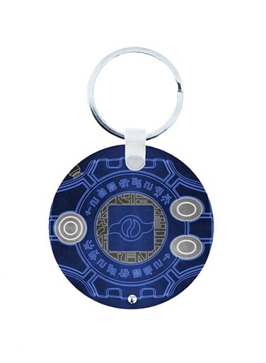 Digi mon Anime Wooden Keychain