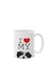 I Heart My American Pit Bull Puppy Dog White Ceramic Coffee Mug Tea Cup, 11 OZ