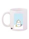 Rabbit Video Game Printed Coffee Mug White/Blue/Yellow