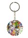 Anime Digimon Double Side Printed Keychain