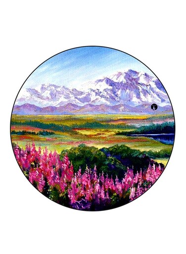 Nature Printed Fridge Magnet Multicolour