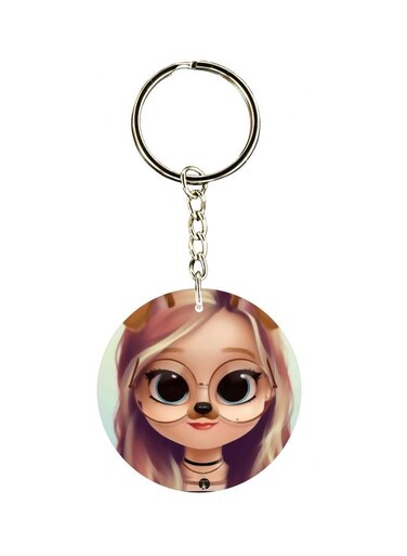 Anime Character Printed Keychain
