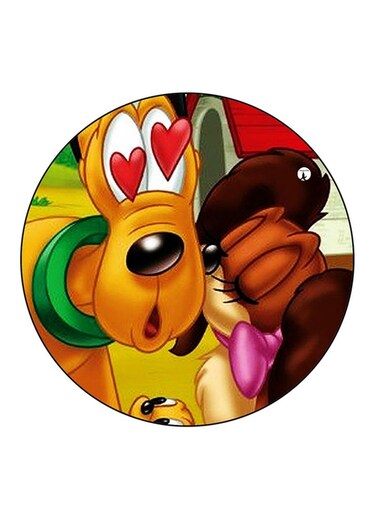 Disney Printed Fridge Magnet Round Multicolour