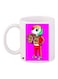 Unicorn Printed Coffee Mug White/Purple/Yellow 11ounce