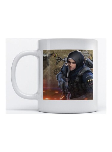 Mug Invasion Game for Coffee and Tea White
