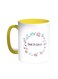 Back To School Printed Coffee Mug Yellow/White 11ounce