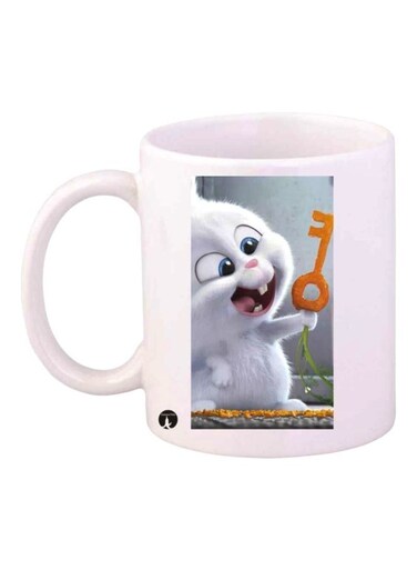 The Secret Life Of Pets Printed Mug White/Orange Standard Size