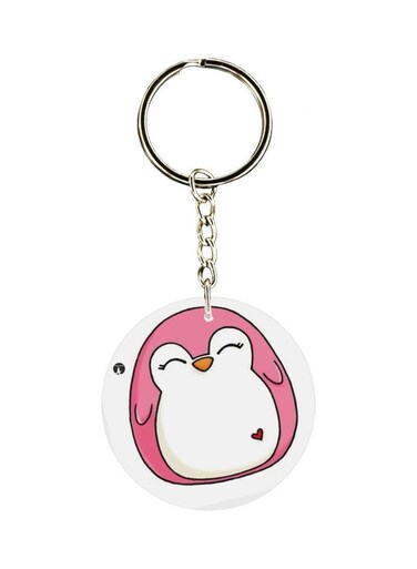 Penguin Printed Keychain