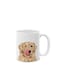 Cute Winking Golden Retriever Ceramic Coffee Mug Tea Cup, 11 OZ