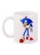 Sonic Printed Coffee Mug White/Blue/Red 11ounce