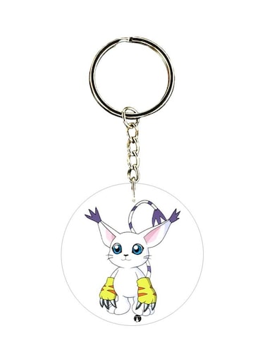 Anime Digimon Printed Keychain