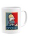 Simpson D'OH Printed Coffee Mug White/Red/Blue