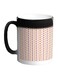 Hearts Printed Colour Changing Coffee Mug Black 11ounce