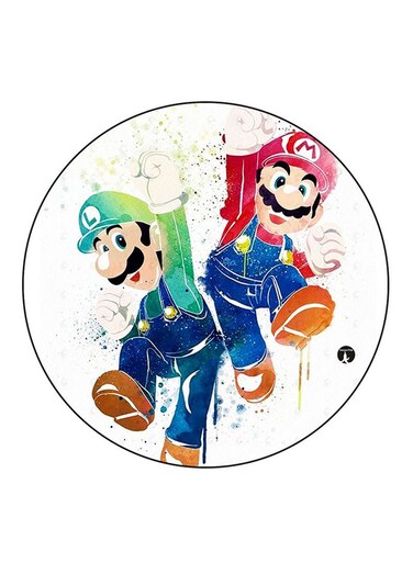 The Video Game Super Mario Printed Fridge Magnet Multicolour