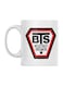 BTS Word Printed Mug White/Black/Red