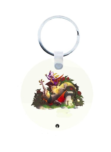 Spyro Printed Keychain Multicolour