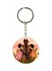 Girl Printed Dual Sided Keychain