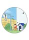 Anime Shin Chan Printed Fridge Magnet Multicolour